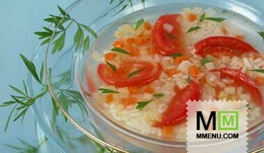 Суп рисовый с помидорами (2)