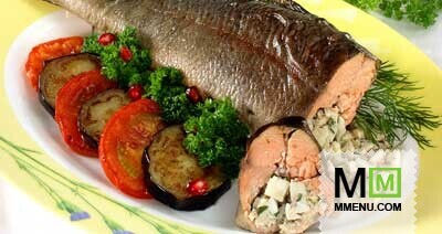 Форель с гранатовым соусом Форель с гранатовым соусом