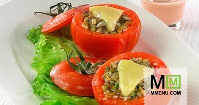 Помидоры, фаршированные овощами Помидоры, фаршированные овощами