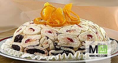 Апельсиновая шарлотка Апельсиновая шарлотка