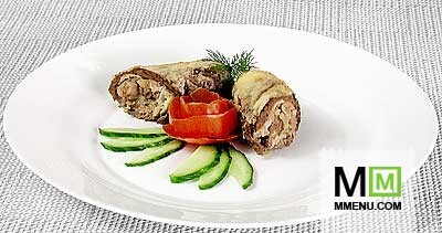 Запеченная телятина с филе курицы Запеченная телятина с филе курицы