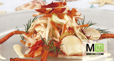 Морепродукты в сырном соусе Морепродукты в сырном соусе