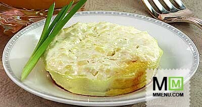 Яйца, запеченные с луком Яйца, запеченные с луком