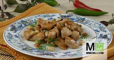Куриная грудка с арахисом Куриная грудка с арахисом