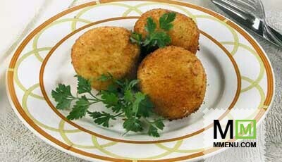 Крокеты из сыра и картофеля Крокеты из сыра и картофеля