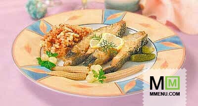 Жареный маринованный палтус Жареный маринованный палтус