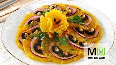 Салат «Апельсины по-мароккански» Салат «Апельсины по-мароккански»