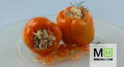 Перец, фаршированный грибами (2) Перец, фаршированный грибами (2)