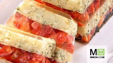 Заливное из картофеля и лосося Заливное из картофеля и лосося