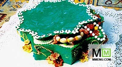 Торт «Малахитовая шкатулка»