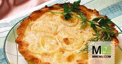 Тарталетки с луком и сыром Тарталетки с луком и сыром