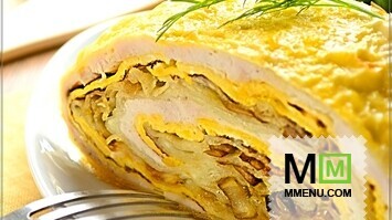 А-ля штрудель с курицей и грибами А-ля штрудель с курицей и грибами