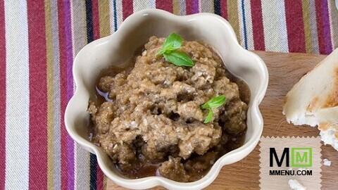 Бабагануш (закуска из баклажанов) Бабагануш (закуска из баклажанов)