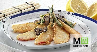 Омар с шампиньонами Омар с шампиньонами