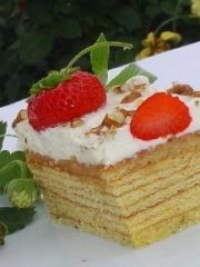 Приготовление блюда по рецепту - Торт "Клубничка на дереве" (Baumkuchen) . Шаг 3