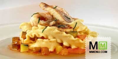 Лапша с рыбой и овощами Лапша с рыбой и овощами