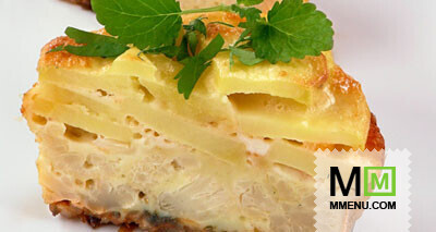 Цветная капуста, запеченная с картофелем Цветная капуста, запеченная с картофелем
