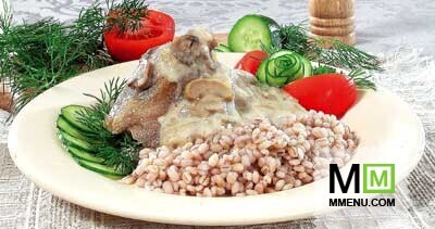Утка под грибным соусом Утка под грибным соусом