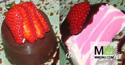 «Шоколадно-клубничный десерт»