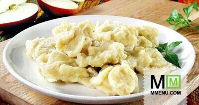Галушки яблочные Галушки яблочные