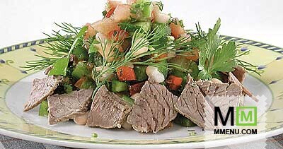 Баскский мясной салат Баскский мясной салат