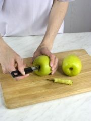 Приготовление блюда по рецепту - Яблоки печеные с медом и орехами (3). Шаг 1
