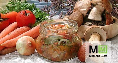 Салат грибной консервированный Салат грибной консервированный