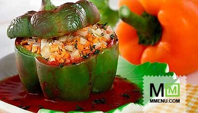 Перец, фаршированный овощами (2) Перец, фаршированный овощами (2)