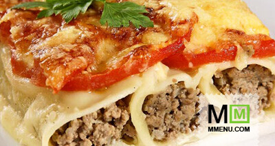 Каннеллони запеченные Каннеллони запеченные