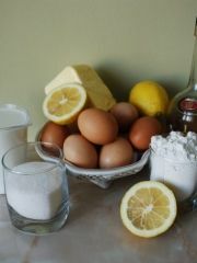 Приготовление блюда по рецепту - Лимонные мини-кексы. Шаг 1