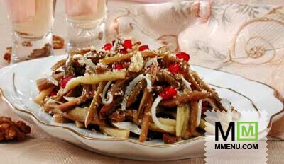Печеные баклажаны с орехами Печеные баклажаны с орехами