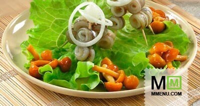 Рулетики из кильки с грибами Рулетики из кильки с грибами