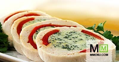 Рулет из рубленой курицы Рулет из рубленой курицы