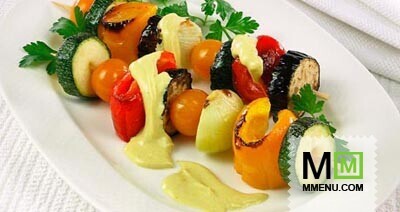 Овощной шашлычок Овощной шашлычок