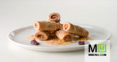 Тушеные мясные рулеты Тушеные мясные рулеты