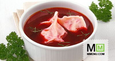 Борщок с ушками Борщок с ушками