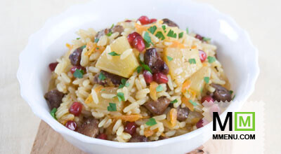 Плов с уткой и ананасами Плов с уткой и ананасами