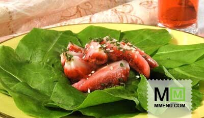 Шпинат с клубникой Шпинат с клубникой