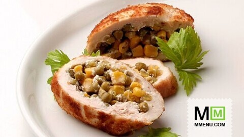 Котлеты куриные фаршированные Котлеты куриные фаршированные
