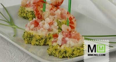Канапе с раками Канапе с раками