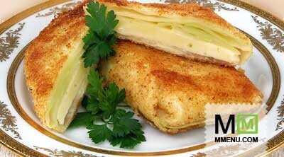 Шницель из капусты с сыром Шницель из капусты с сыром