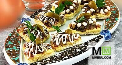 Канапе с анчоусами Канапе с анчоусами