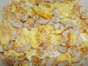Приготовление блюда по рецепту - Тайский рис с креветками запеченный в ананасе. Шаг 9