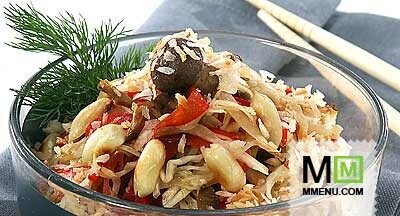 Салат из грибов с овощами Салат из грибов с овощами