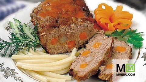 Мясо шпигованное тушеное Мясо шпигованное тушеное