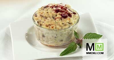 Запеканка с копченым угрем и соусом из&n Запеканка с копченым угрем и соусом из&n