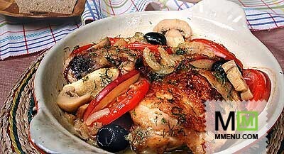 Курица с бренди Курица с бренди