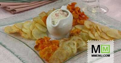 Овощные чипсы с соусом (2) Овощные чипсы с соусом (2)