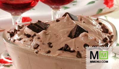 Шоколадный мусс с коньяком Шоколадный мусс с коньяком