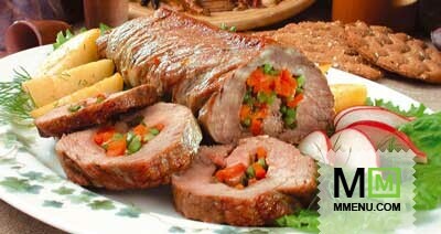Рулет с перцем и сыром Рулет с перцем и сыром